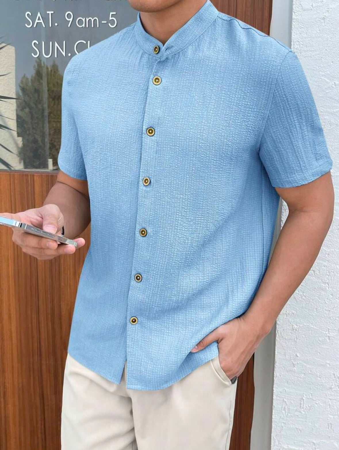 AZUL POWDER BLUE SHIRT