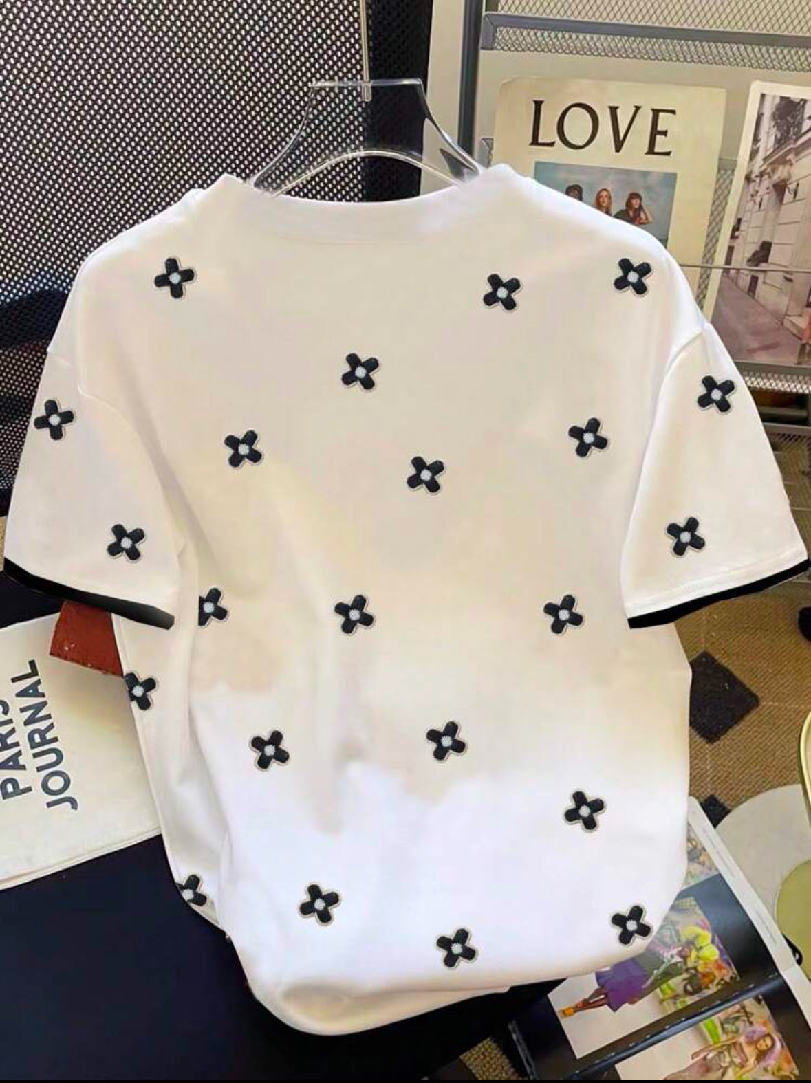 Black & White Van Bloom Tee