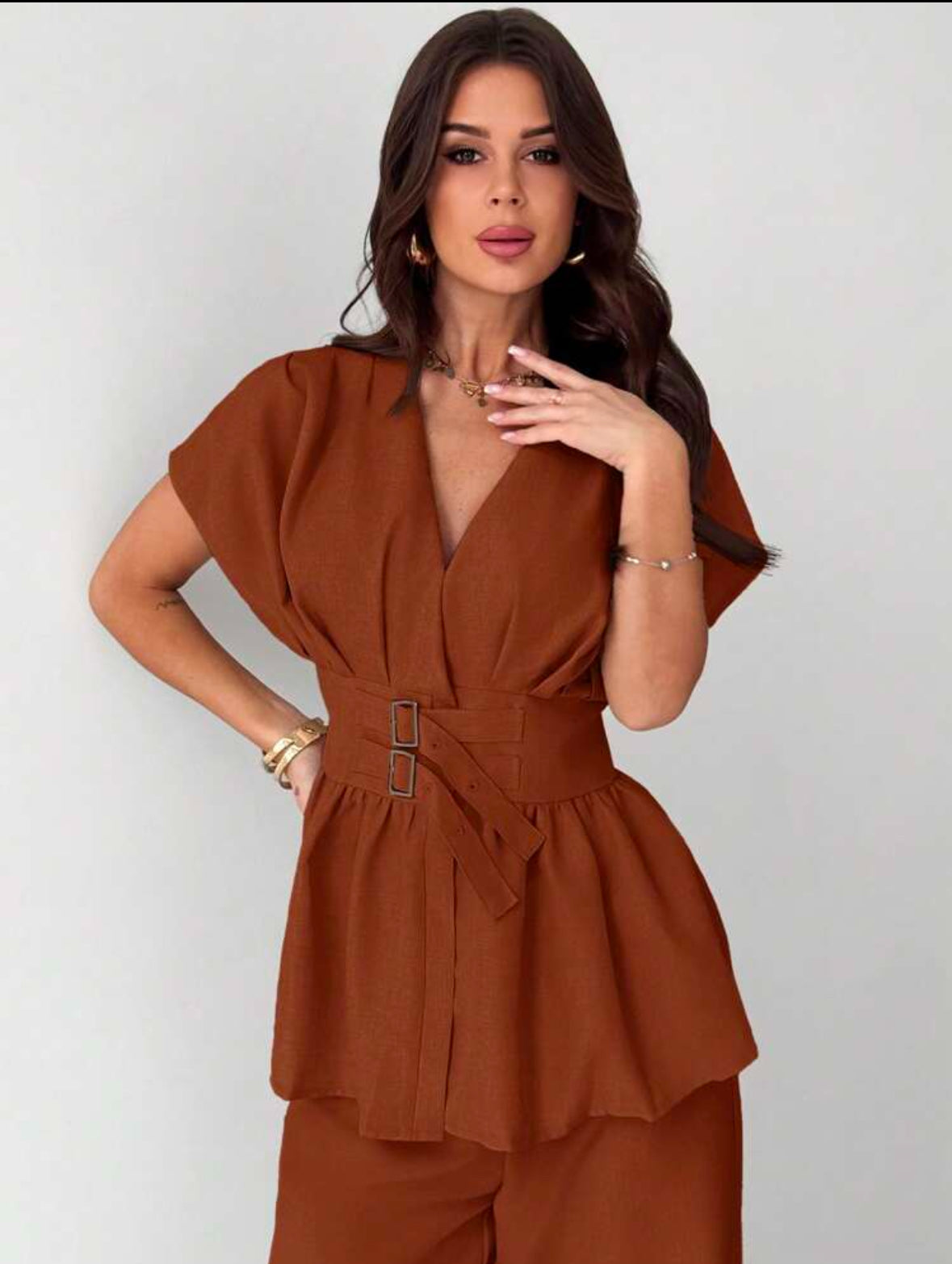 Cinnamon Clay Cord-set