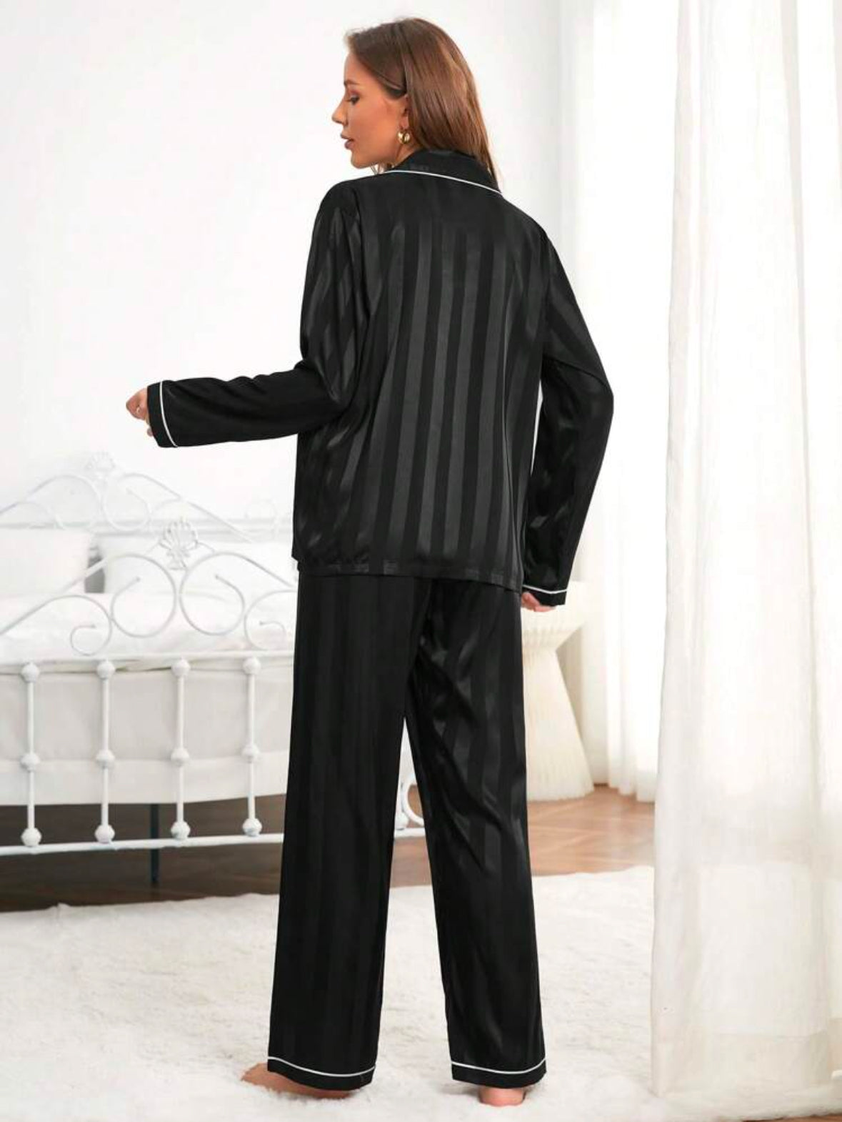 Midnight Stripes Lounge Set